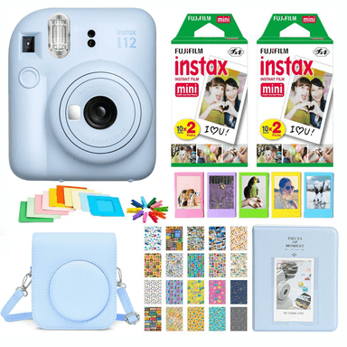 SET CÁMARA INSTANTÁNEA FUJIFILM INSTAX MINI 12 +40 FOTOS, ESTUCHE, ÁLBUM Y MUCHO MÁS! - 1