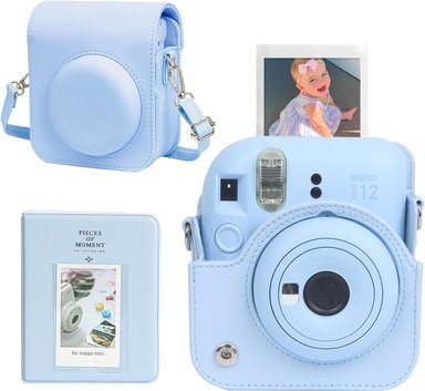 SET CÁMARA INSTANTÁNEA FUJIFILM INSTAX MINI 12 +20 FOTOS, ESTUCHE, ÁLBUM Y MUCHO MÁS! - 4