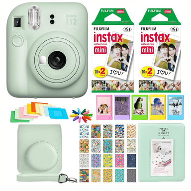SET CÁMARA INSTANTÁNEA FUJIFILM INSTAX MINI 12 +40 FOTOS, ESTUCHE, ÁLBUM Y MUCHO MÁS! - 1