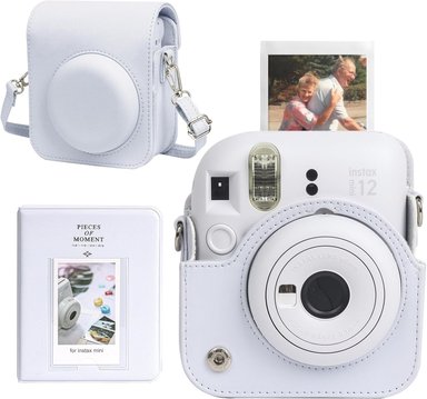SET CÁMARA INSTANTÁNEA FUJI FILM INSTAX MINI 12 + 40 FOTOS ESTUCHE ÁLBUM Y MUCHO MÁS - 3