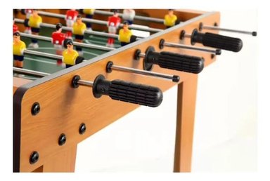 TACA TACA DE MADERA NIÑOS CON PATAS MESA DE FUTBOL - 2
