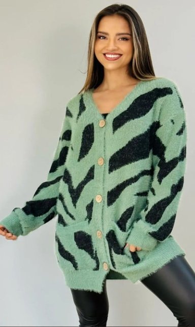 CHALECO MALENA PRINT ESTILO CASUAL - 1