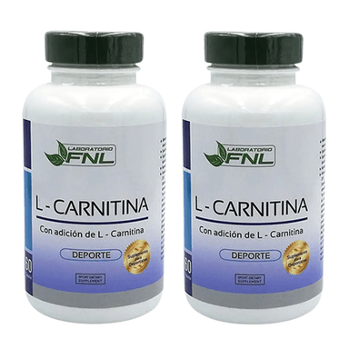 L-CARNITINA 150MG 120 CÁPSULAS FNL PACK 2 FRASCOS - 1