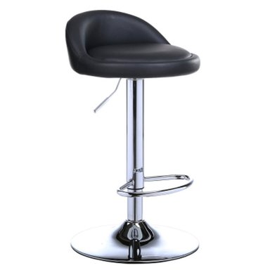 SILLA PISO BAR BJ HOGAR NEGRO ALTURA REGULABLE TABURETE - 1