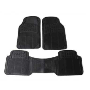 ALFOMBRAS GOSHGG PISO DE GOMA PARA AUTO UNIVERSAL NEGRO - 2
