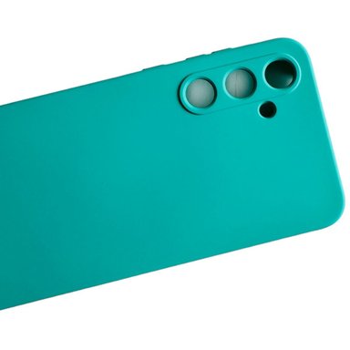 CARCASA SAMSUNG A55 FUNDA SILICONA COLOR TURQUESA - 1