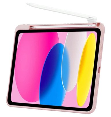 CARCASA PROTECTORA CON SOPORTE PARA IPAD AIR 13 M2 ROSADO - 4