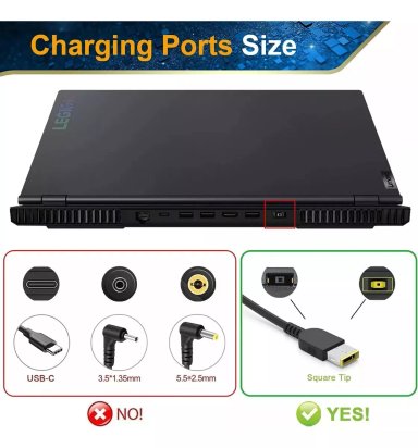 CARGADOR PARA LENOVO LEGION 5 15IMH05H SERIES(230W) NUEVO - 2