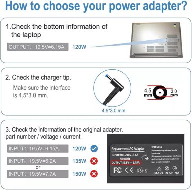 CARGADOR PARA NOTEBOOK HP OMEN 15-AX001LA SERIES (120W) - 3