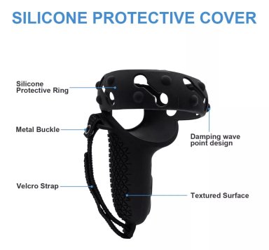 FUNDA GRIPS PARA MANDOS OCULUS QUEST 2 + CORREA AJUSTABLES - 3