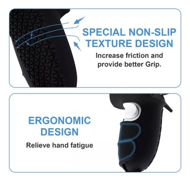 FUNDA GRIPS PARA MANDOS OCULUS QUEST 2 + CORREA AJUSTABLES - 4