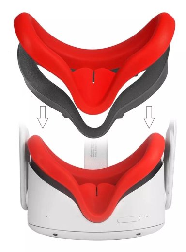COVER FACIAL DE SILICONA A PRUEBA SUDOR PARA OCULUS QUEST 2 - 2