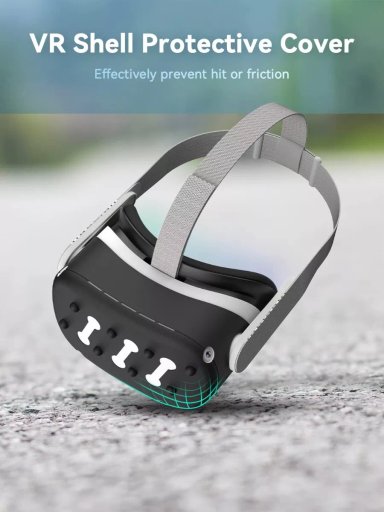 PROTECTOR FRONTAL COVER SILICONA PARA META (OCULUS) QUEST 2 - 2