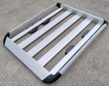 PARRILLA AUTO ALUMINIO 139 CMS X 99 CMS + LLAVE SEGURIDAD - 4