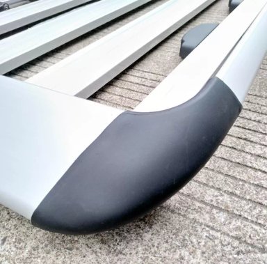 PARRILLA AUTO ALUMINIO 139 CMS X 99 CMS + LLAVE SEGURIDAD - 5