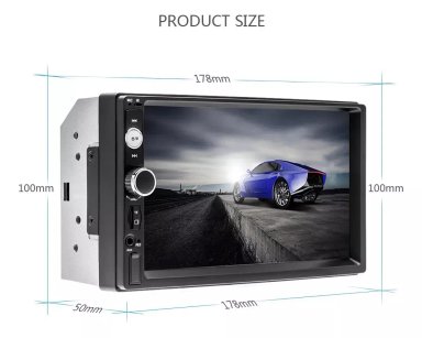 RADIO BLUETOOTH MP5 PANTALLA 7 PULGADAS PREMIUM. AUTOCARS - 1