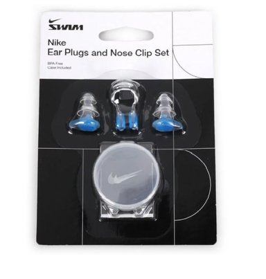 SET NARICERA + TAPONES DE OÍDO NIKE AZUL - 1
