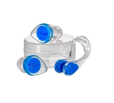 SET NARICERA + TAPONES DE OÍDO NIKE AZUL - 2