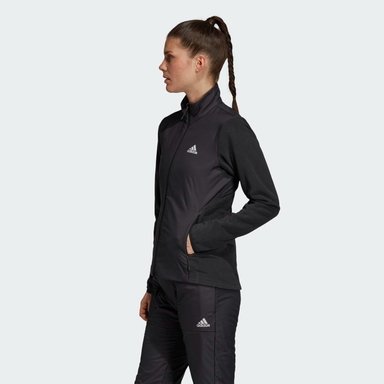 CHAQUETA WINDFLEECE NEGRA MUJER NUEVA & ORIGINAL ADIDAS - 3