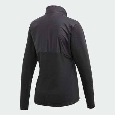 CHAQUETA WINDFLEECE NEGRA MUJER NUEVA & ORIGINAL ADIDAS - 5