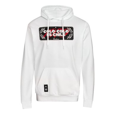 POLERÓN COLO COLO 2024 DNA HOODIE URBANO ORIGINAL ADIDAS - 1