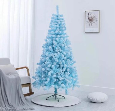 ÁRBOL DE NAVIDAD CELESTE 150CM - 1