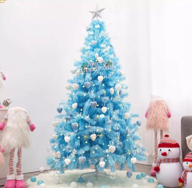 ÁRBOL DE NAVIDAD CELESTE 150CM - 2