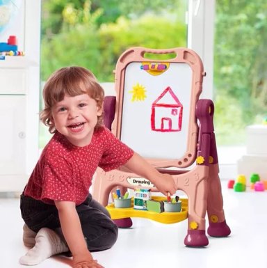 PIZARRA DOBLE MAGNETICA PARA NIÑOS TABLERO DE DIBUJO 35PCS - 3
