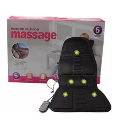 ASIENTO MASAJEADOR NEWVANA PARA AUTO O MASAJE EN CASA - 2