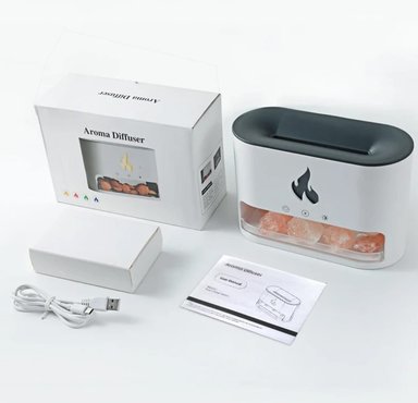 HUMIFICADOR DE AROMATERAPIA DISEÑO DE FUEGO DIFUSOR DE ACEITE - 2