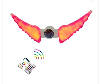 AMPOLLETA LED ALAS DE ANGEL CON PARLANTE BLUETOOTH - 3
