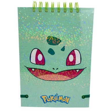 CROQUERA A5 HOJAS LISAS BLANCAS POKÉMON BULBASAUR - 2