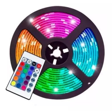 CINTAS LED COLORES 5050 CONTROL RGB 5M VERSIÓN ADHESIVA D - 1