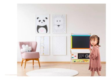 PIZARRA KIDSCOOL MADERA INFANTIL MULTIFUNCIÓN - - KFDT02 - 4
