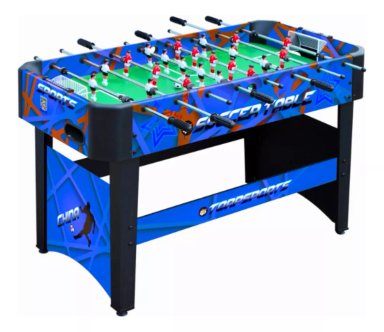 TACA TACA FUTBOL COLORES CAFÉ / AZUL - KIDSCOOL - TS-4830-BLUE - 1