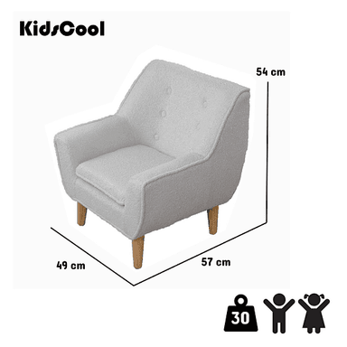 SILLON INFANTIL MIMO GRIS - 5