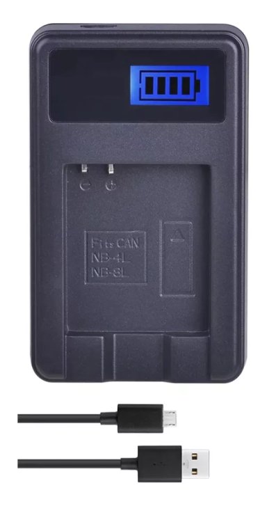 CARGADOR CB-2LAE ALTERNATIVO CANON BATERIA NB-8L - 1