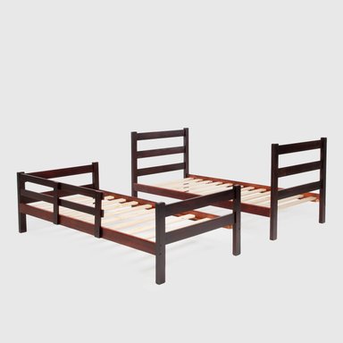 CAMAROTE INCAL MADERA LANIN DESMONTABLE 1 PLAZA CAOBA - 5