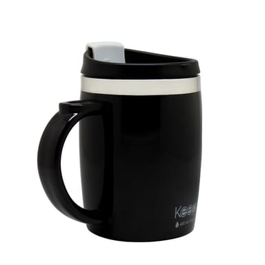 MUG TERMO COLORES 400ML KEEP -NEGRO - 2