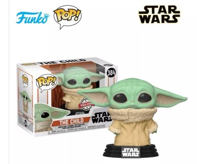FUNKO POP NEGRO STAR WARS BABY YODA CONSTERNADO SPECIAL EDITION - 1