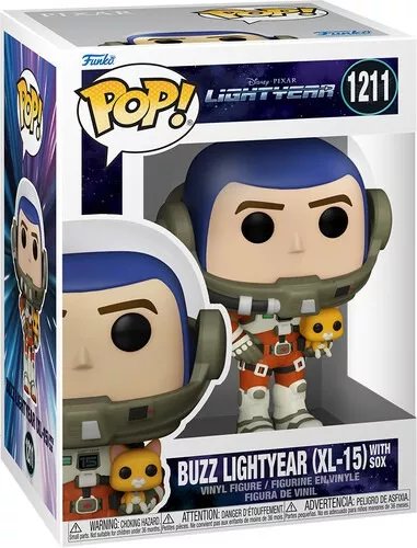 FUNKO POP NEGRO ! DISNEY: LIGHTYEAR: BUZZ LIGHTYEAR WITH SOX (XL-15 - 1