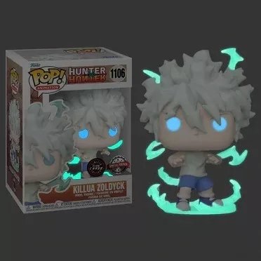 FUNKO POP NEGRO ANIME HUNTER X HUNTER KILLUA LIGHTING CHASE GLOW - 1