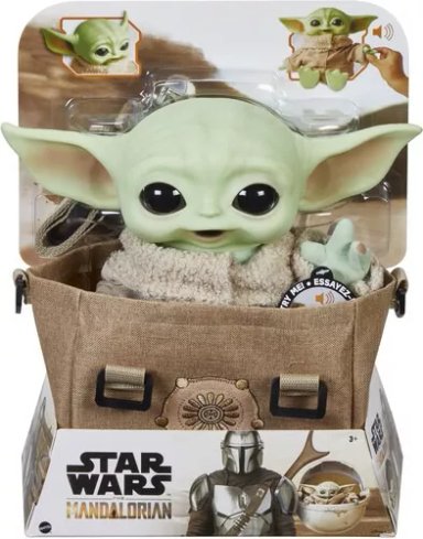 STAR WARS MANDALORIAN BABY YODA PELUCHE SONIDO 2.0 MATTEL - 1