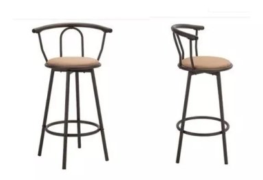 SILLA MG BEIGE BAR GIRATORIA - 1