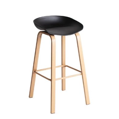PISO BAR NORDICO NEGRO 75CM - 1