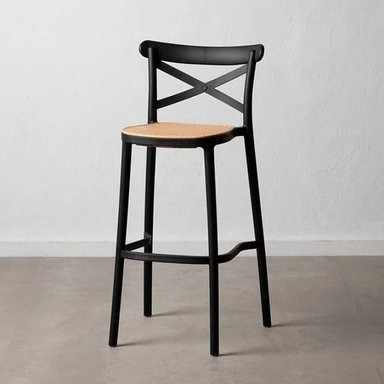 SILLA DE BAR ARIZONA (75CM) NEGRO - 2