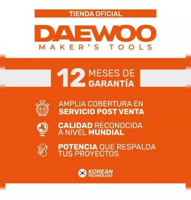 COMPRESOR DE AIRE ELÉCTRICO DAEWOO DAC100D 100L 2.5HP 220V - 2