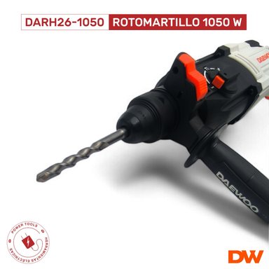 ROTOMARTILLO DAEWOO DARH26-105C GRIS 1050W SDS PLUS 4500 BPM - 5
