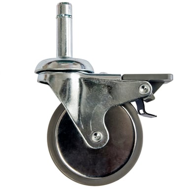 RUEDA PYTÓN CON FRENO PARA CAMA ROSEN, CIC, VÁSTAGO 1.2 CM - 1