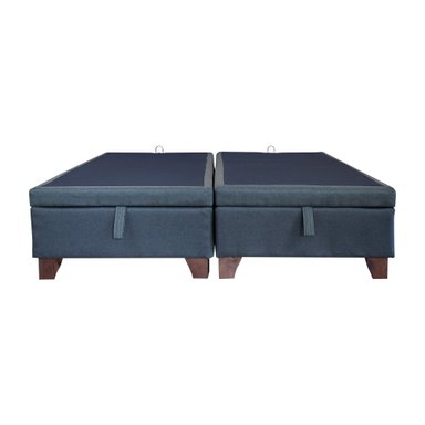 BASE DIVIDIDA BAUL 2 - PLAZAS LARGO 200 / PATAS DE MADERA DE 11 CM - 2